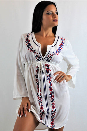 Flower Sweet Tunic Cover Ups
