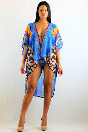Cuban Bikini Set And Cover Up Small / Multicolored Ups