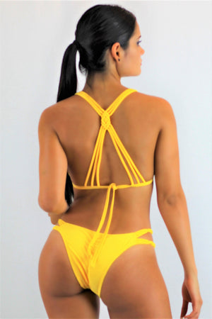 Two Suns Bikini Set Large / Yellow