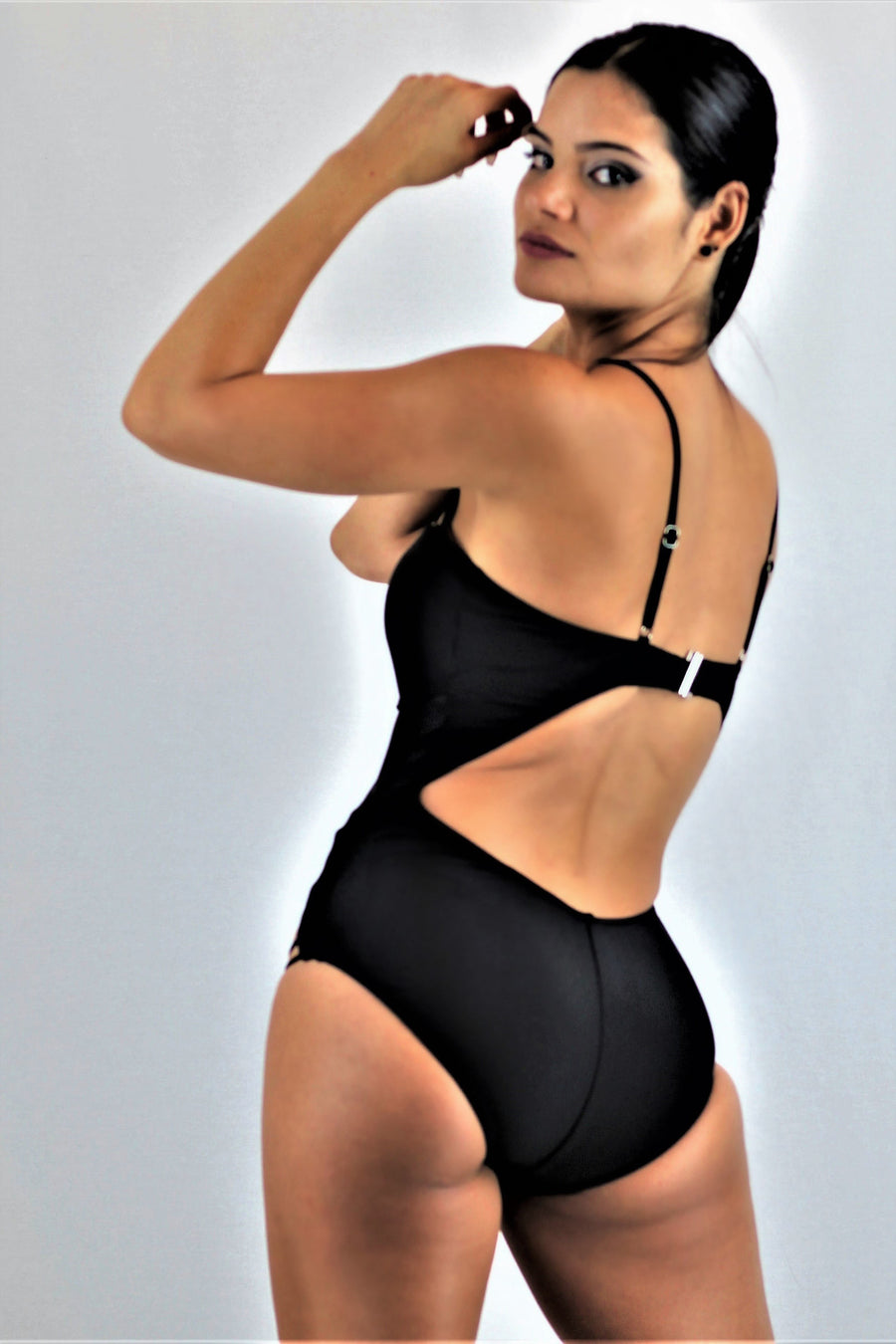 Glamour Monokini (Black) Small / Black Monokinis