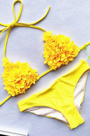 Fashion Divine Bikini Set (Yellow)